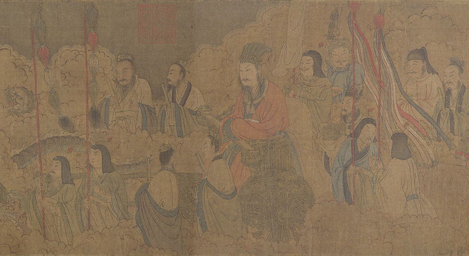 九歌图书画卷.旧传张敦礼绘.87195X2960像素.美国波士顿美术馆藏