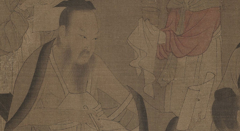 北齐校书图.北齐.杨子华绘.80599X3140像素.美国波士顿美术馆藏.宋摹本