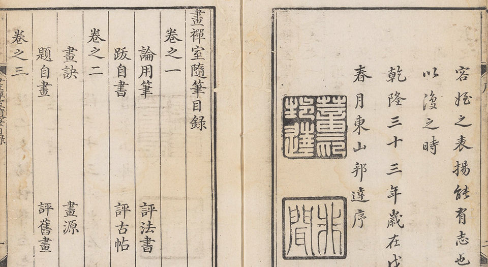 画禅室随笔.四卷.明董其昌著.戏鸿堂藏板.清乾隆三十三年重刊本