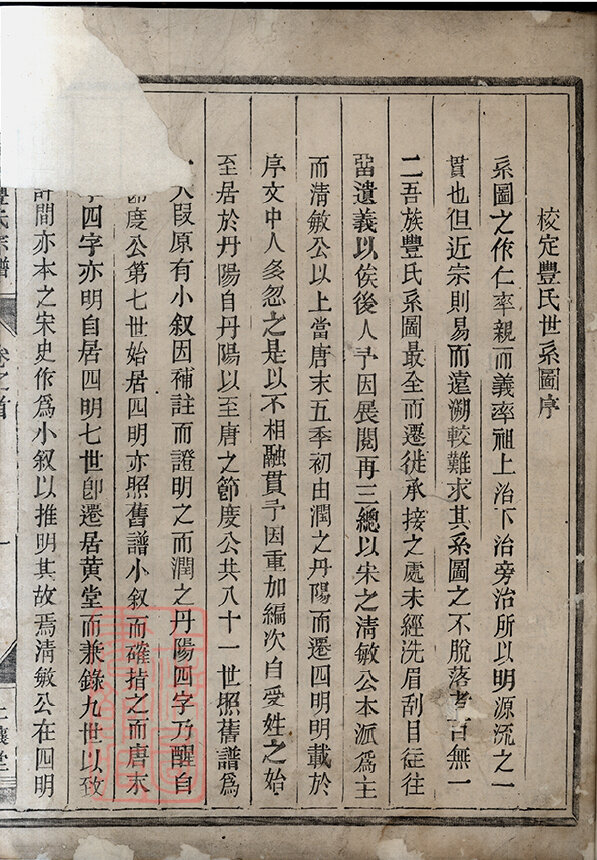 丰氏家谱32本丰氏族谱丰家宗谱家训明清民国古籍