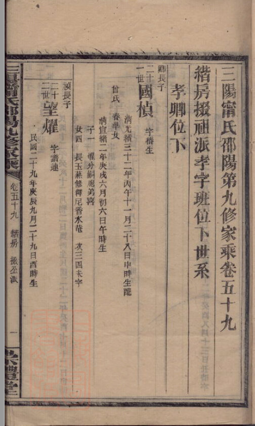 宁氏家谱8本宁氏族谱宁家宗谱家训明清民国古籍