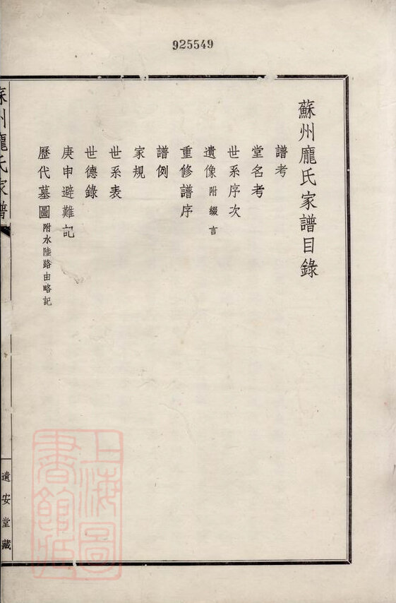 庞氏家谱6本庞氏族谱庞家宗谱家训明清民国古籍
