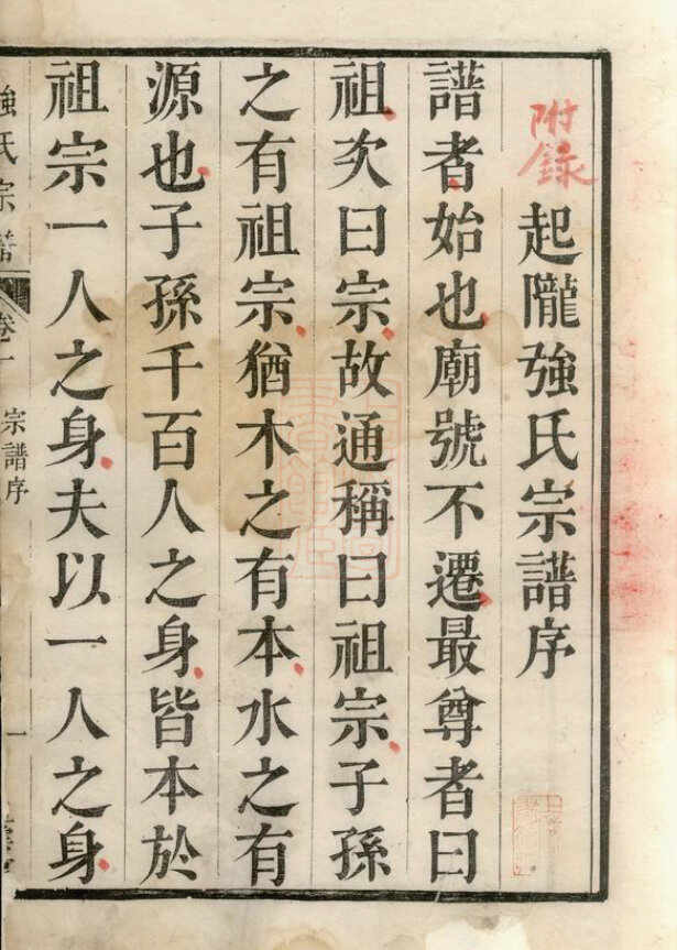 强氏家谱20本强氏族谱强家宗谱家训明清民国古籍