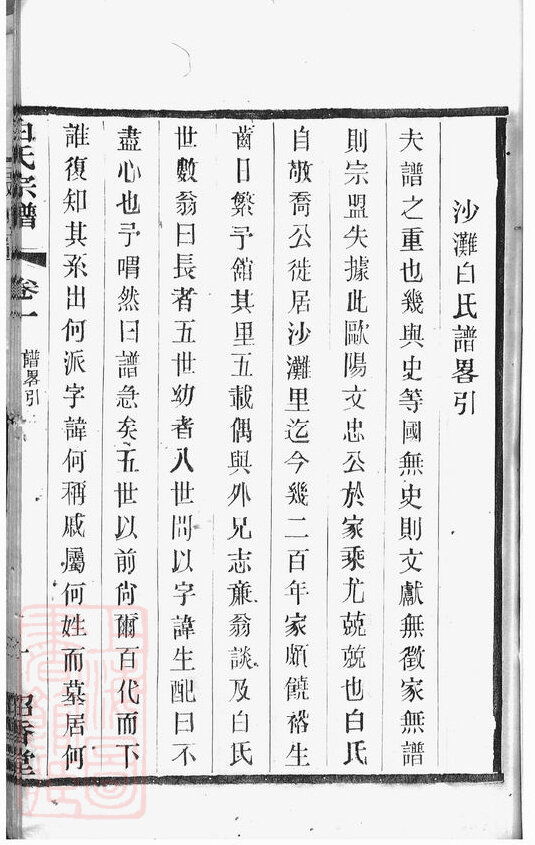 白氏家谱7本白氏族谱白家宗谱家训明清民国古籍