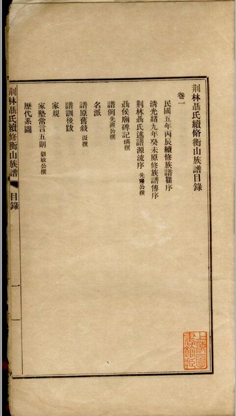 聂氏家谱12本聂氏族谱聂家宗谱家训明清民国古籍
