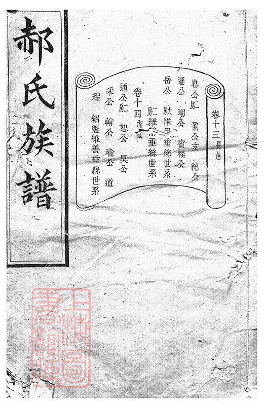 郝氏家谱6本郝氏族谱郝家宗谱家训明清民国古籍