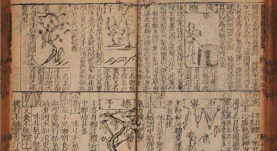 新刻太乙仙制本草药性大全.8卷.首卷.明王文洁汇校.明万历10年陈氏积善堂刊本.1582年