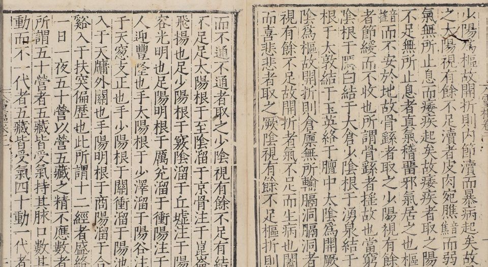 黄帝素问灵枢经.12巻.宋史崧校释.明嘉靖时期刊本