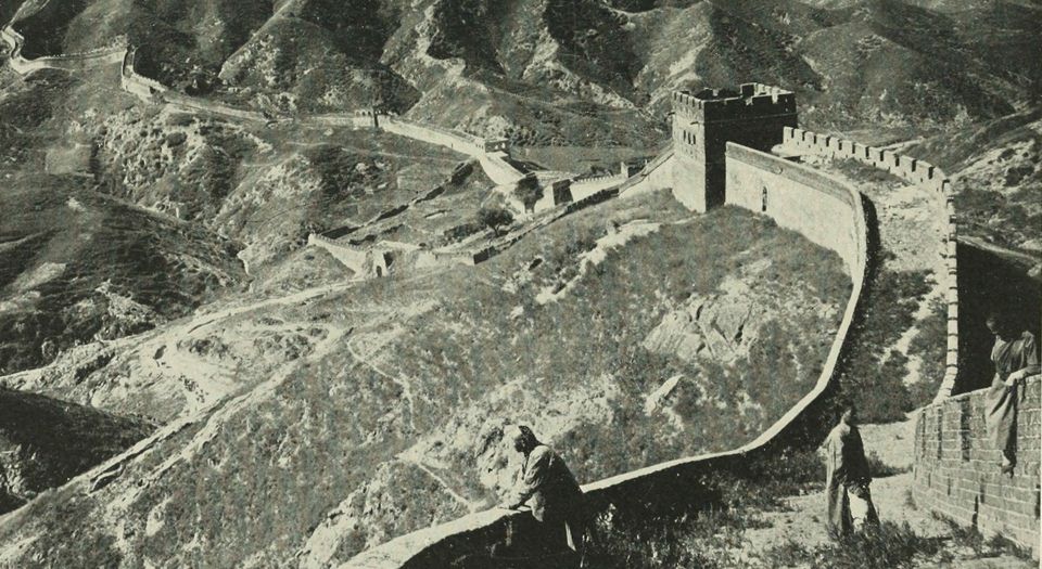 中国长城.The great wall of China.By William Edgar Geil.照片插图.1909年