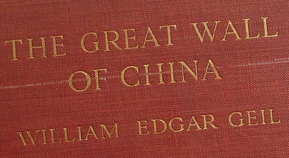 中国长城.The great wall of China.By William Edgar Geil.照片插图.1909年
