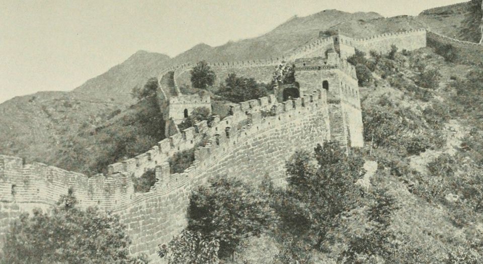 中国长城.The great wall of China.By William Edgar Geil.照片插图.1909年
