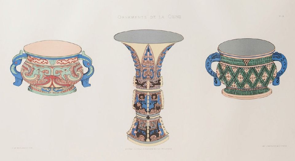 东方装饰艺术全书.Encyclopédie des arts décoratifs de l’Orient.By E.Collinot.法文版.1881至1884年