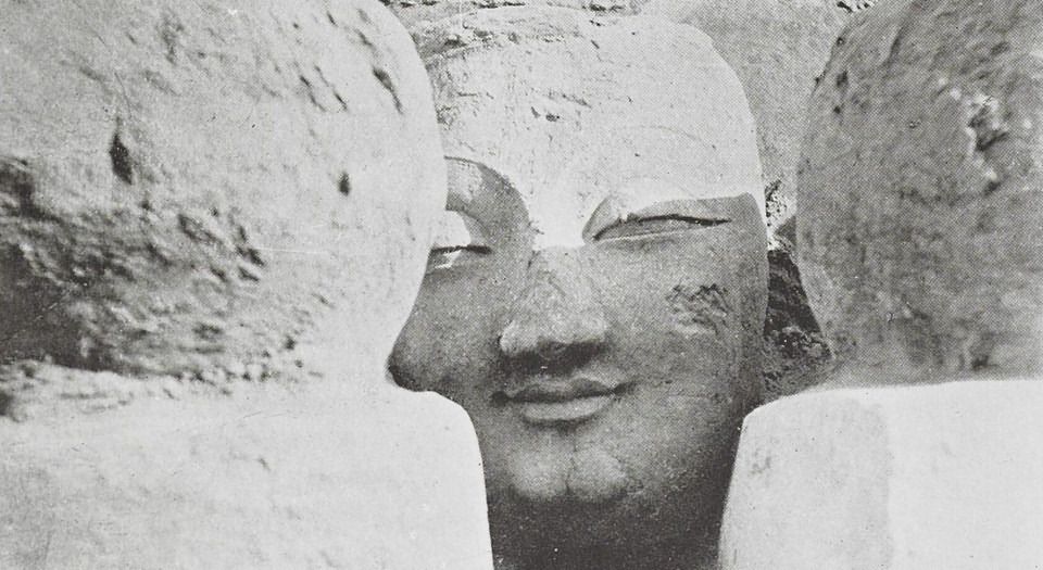 中国沙漠中的遗址.Ruins of desert Cathay.书内插图.By Sir Aurel Stein.斯坦因著.1912年