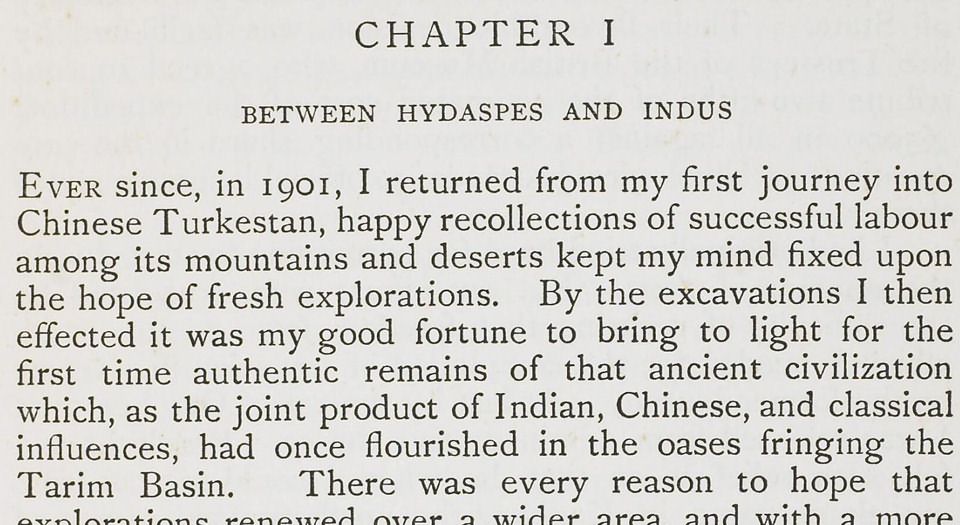 中国沙漠中的遗址.Ruins of desert Cathay.书内插图.By Sir Aurel Stein.斯坦因著.1912年