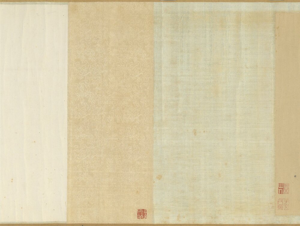 龙池竞渡图卷. 元. 王振鹏绘. 绢本白描(30.2x243.8 厘米)元至治三年