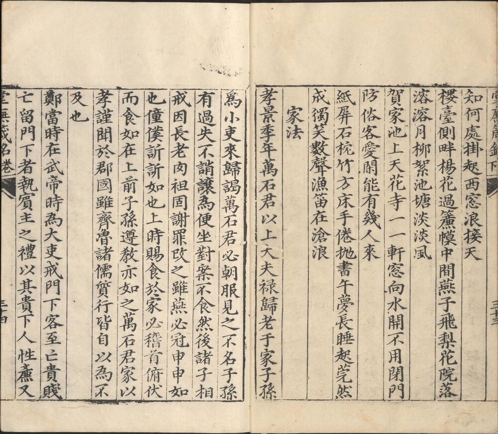 堂庑箴铭. 二卷. 明. 李懋桧辑. 明万历四十三年(1615)何庆元. 黄元立刊本
