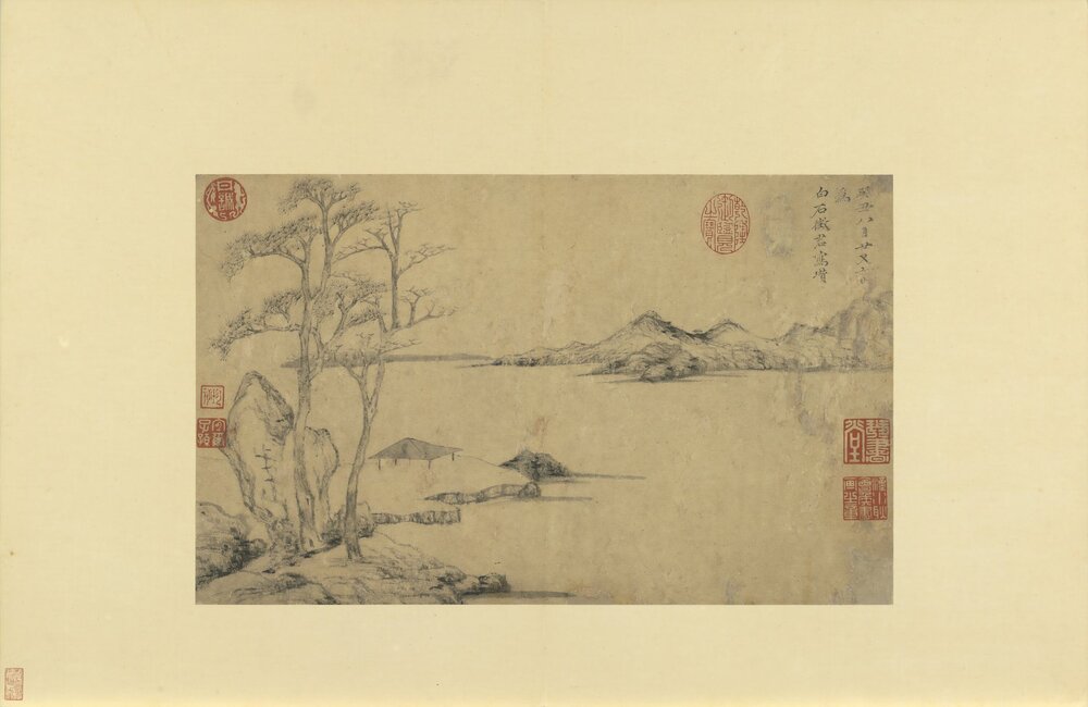 历朝名绘册. 十二开. 纸本