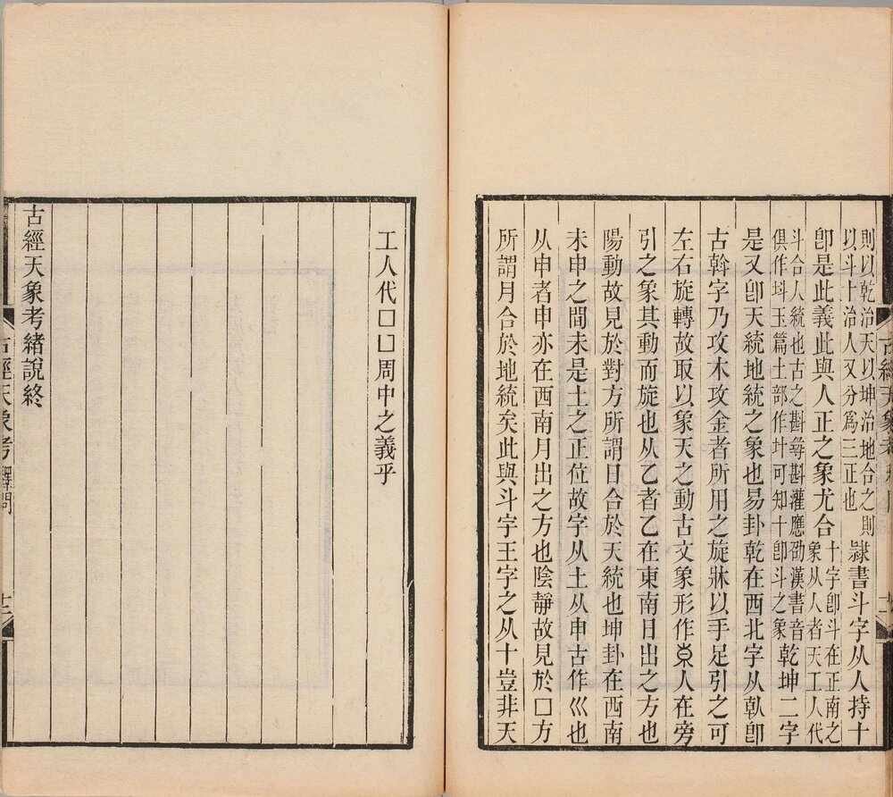 古经天象考. 十二卷附图说. 释问. 清. 雷学淇撰. 清道光五年序刊本