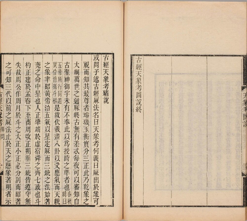 古经天象考. 十二卷附图说. 释问. 清. 雷学淇撰. 清道光五年序刊本