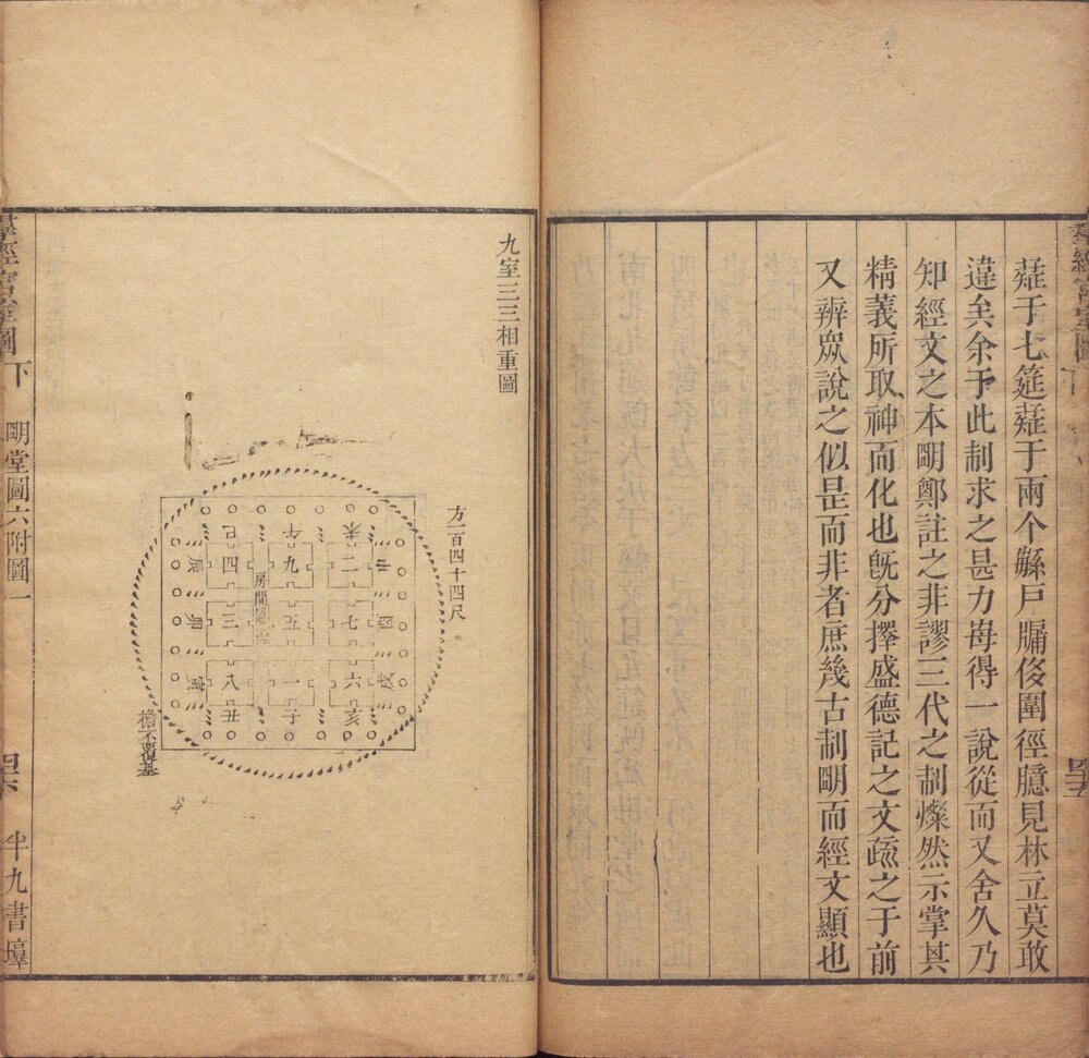 群经宫室图. 上下卷. 清. 焦循. 撰. 清嘉庆五年江都焦氏半九书塾刊本