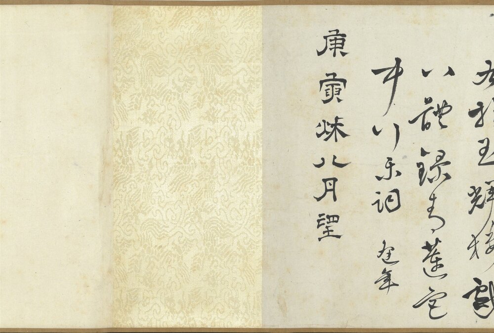 乞巧图卷. 传. 明. 仇英绘. 纸本水墨(27.9x388.3 厘米)