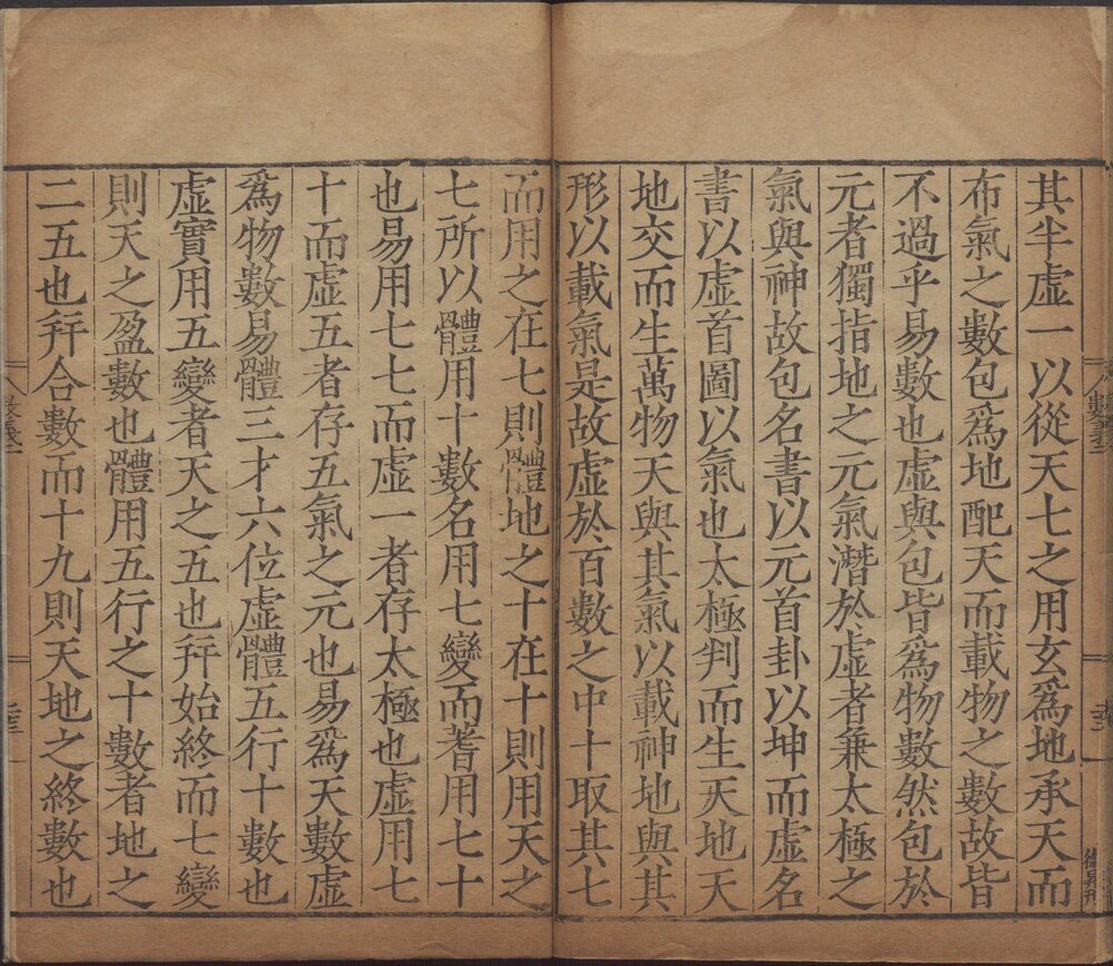 元包经传. 五卷. 北周. 卫元嵩. 撰. 唐. 苏源明. 传. 李江. 注. 附元包数总义二卷. 宋. 张行成. 撰. 明覆刊宋绍兴三十一年蜀大字本