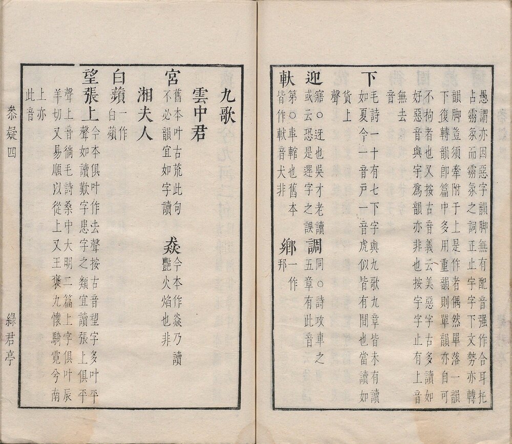 屈子. 六卷. 明. 毛晋. 辑. 明万历四十六年虞山毛氏绿君亭刊本