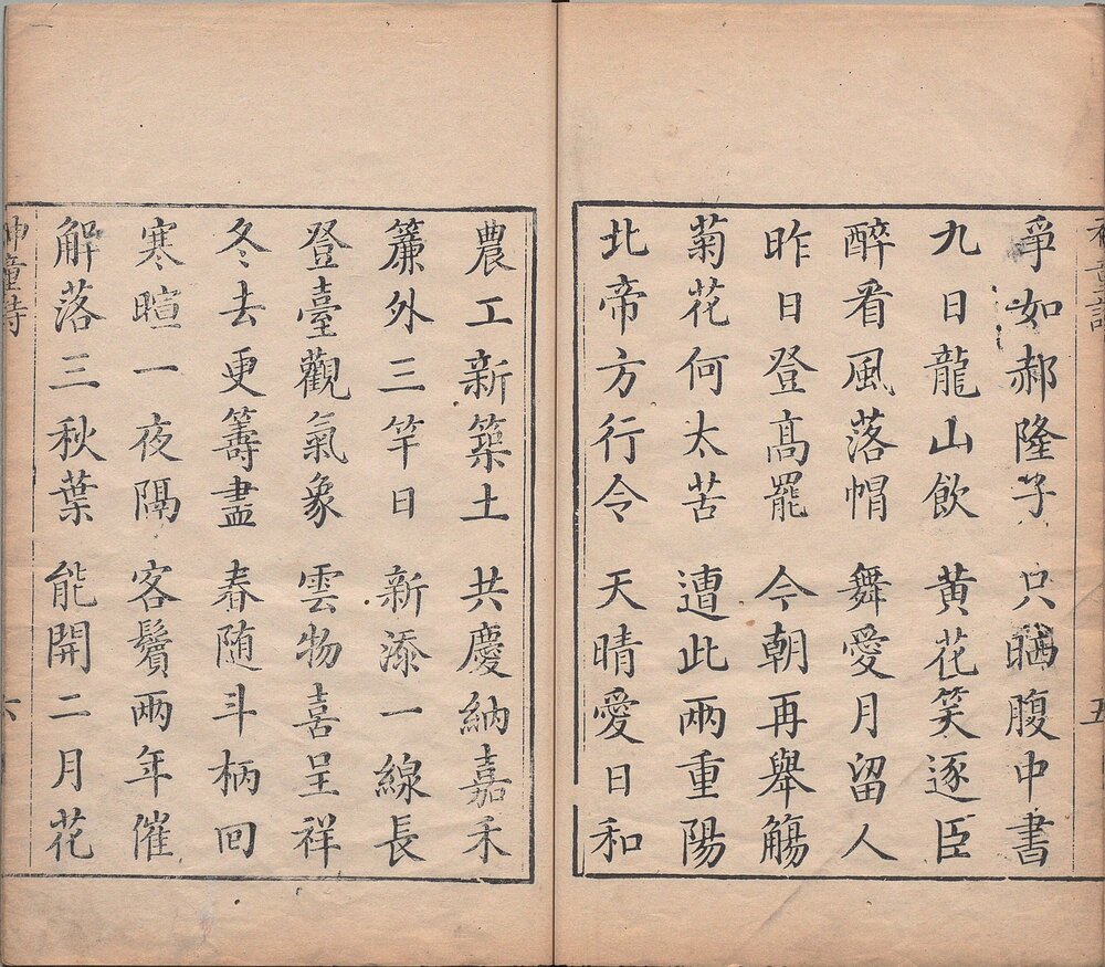 神童诗. 传宋. 汪洙. 編. 清乾隆四十三年姑苏姚清华斋刊本