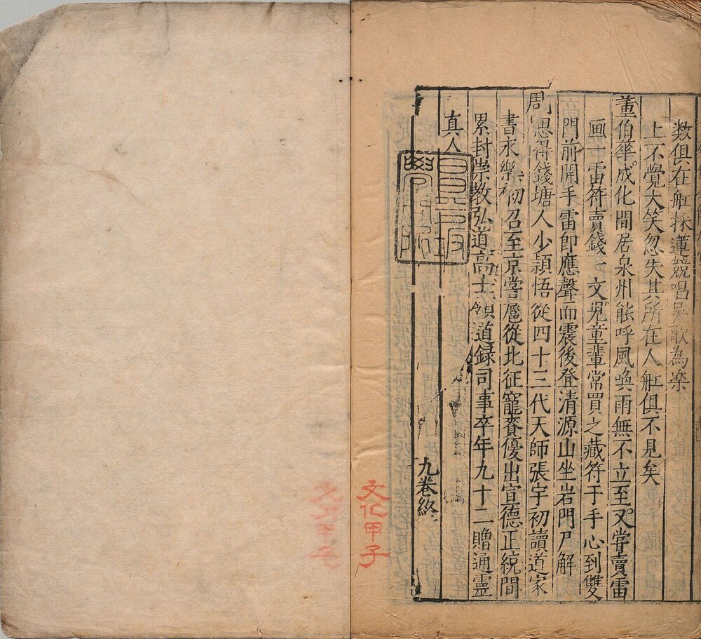 有象列仙全传. 九卷. 明. 王世贞辑. 明万历时期书林杨初虹刊本