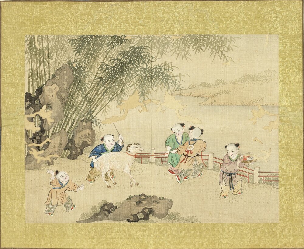 欢洽寰区图册. 十二开(20.5x27.5 厘米)绢本设色
