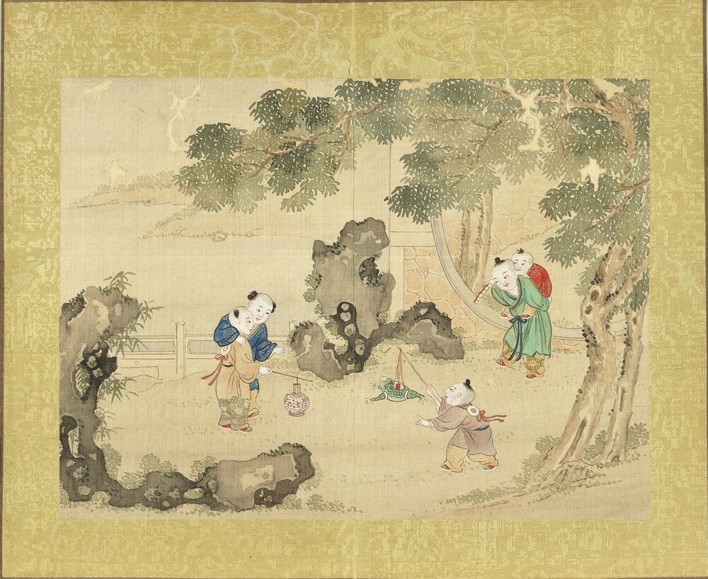 欢洽寰区图册. 十二开(20.5x27.5 厘米)绢本设色