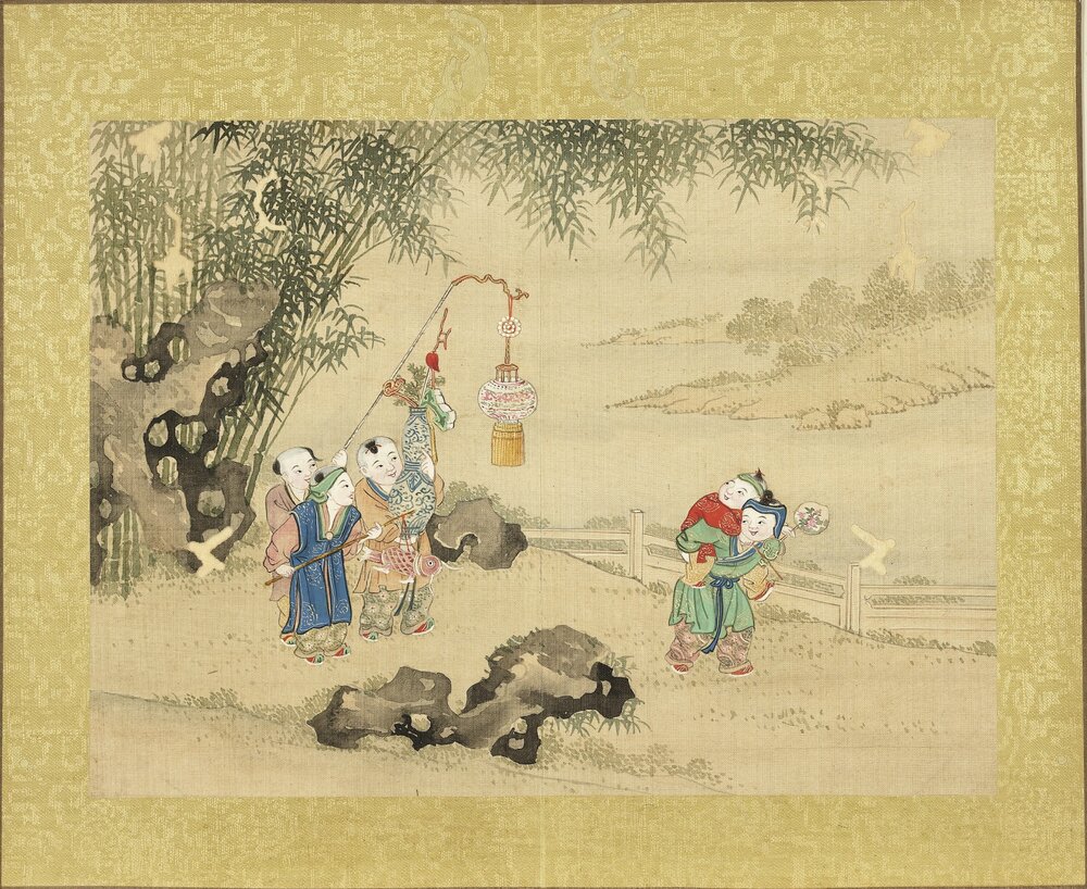 欢洽寰区图册. 十二开(20.5x27.5 厘米)绢本设色