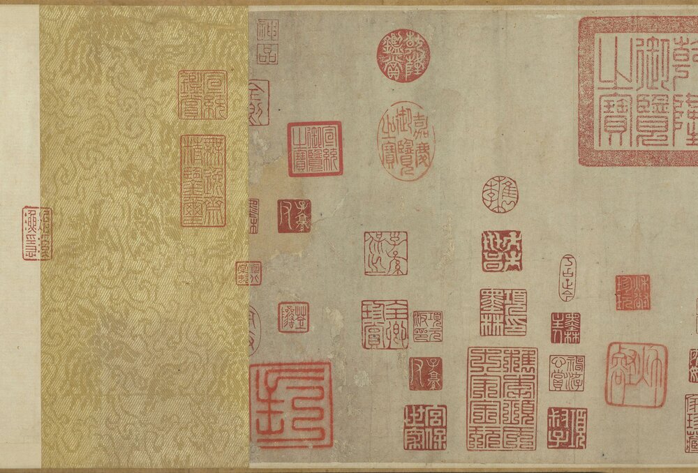 前赤壁赋卷. 宋. 苏轼书. 纸本行楷书(23.9x258 厘米)
