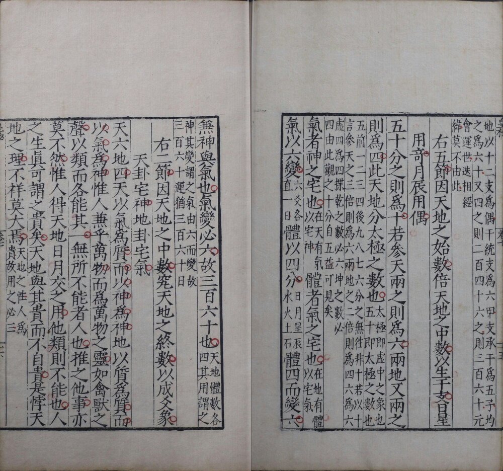 皇极经世书传. 八卷. 宋. 邵雍. 撰. 明. 黄畿. 传. 明嘉靖三十三年黄佐刊本