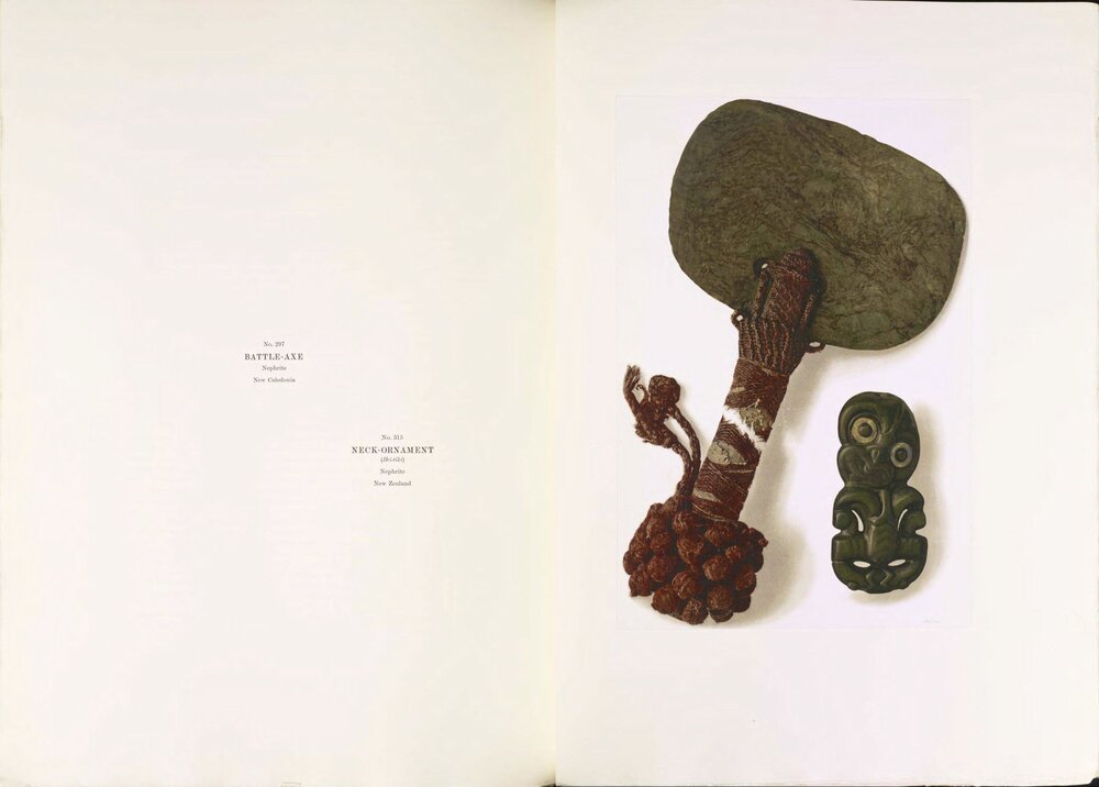 玉器的调查与研究.The Bishop Collection.investigations and studies in jade. 两卷.BY Heber Reginald Bishop.1906 年