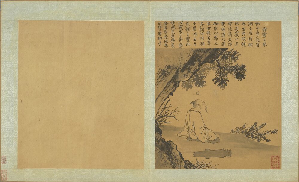 历代琴式图册. 十六开. 传宋人绘. 纸本水墨(37.6x27.2 厘米)含单页细节