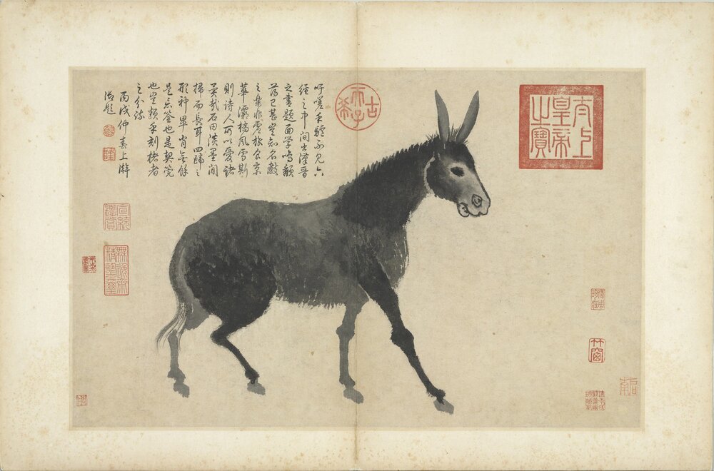 写生图册. 明. 沈周. 绘. 二十开. 纸本浅设色. 明弘治七年