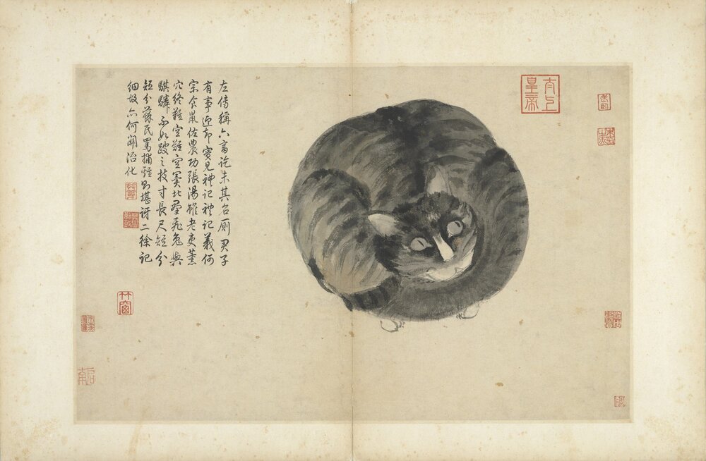 写生图册. 明. 沈周. 绘. 二十开. 纸本浅设色. 明弘治七年