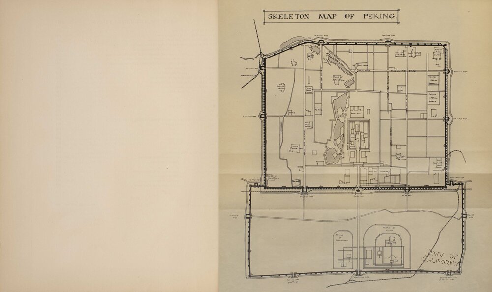 北京的城墙和城门.The Walls and Gates of Peking.By Osvald Siren. 喜仁龙. 英文版.1924 年