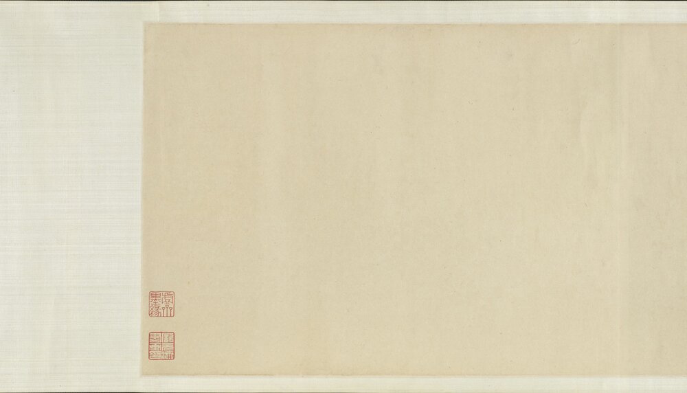 中山出游图卷. 元. 龚开. 纸本水墨