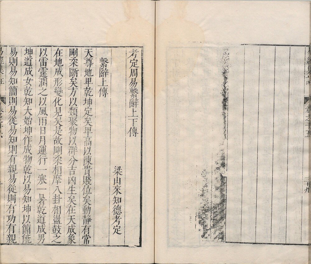 周易集注. 十六卷. 附杂说. 易学六十四卦启蒙. 明. 来知德. 撰. 明万历三十八年张惟任虎林刊本