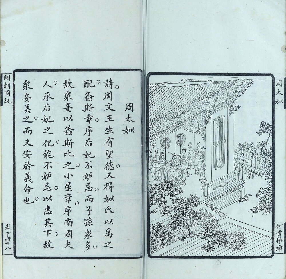 闺训图说. 上下卷. 清. 俞增光. 编订绘刊. 清光绪四年俞敬义堂刊本