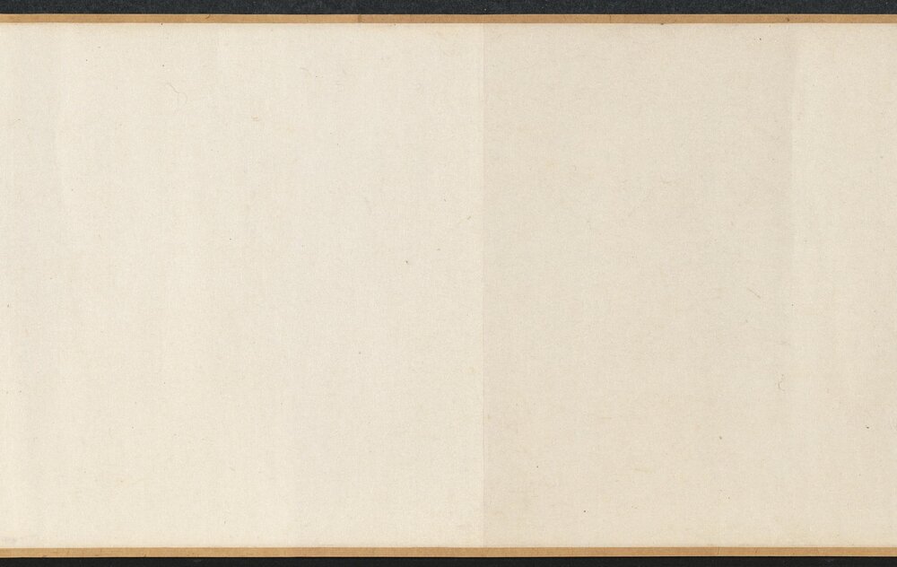 赵孟頫写经换茶图卷. 明. 仇英画. 文徵明书. 纸本设色