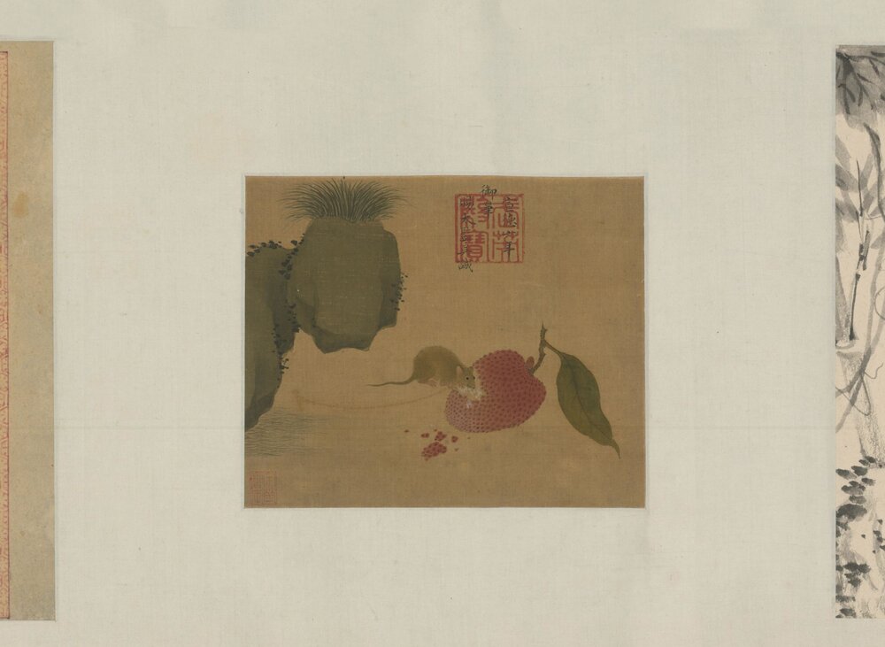 三鼠图卷. 明宣宗. 朱瞻基作