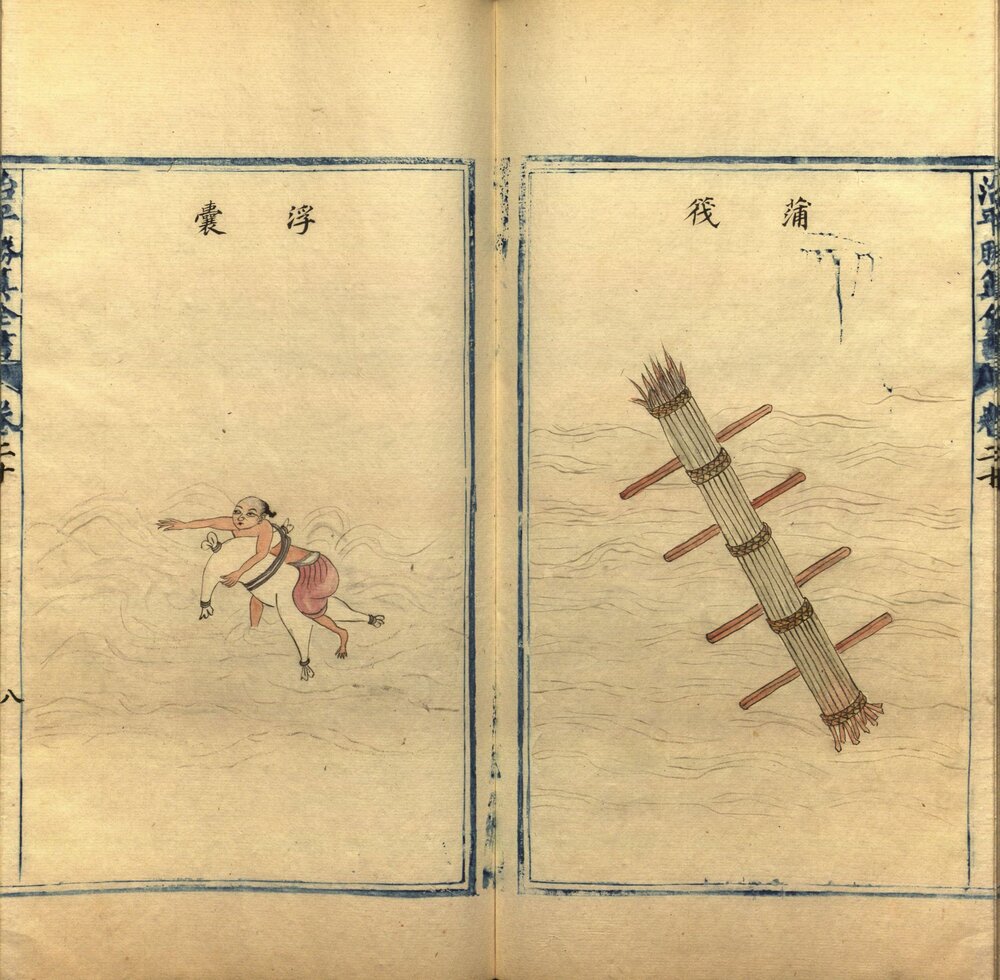 治平胜算全书 清代墨书彩绘本 十二冊二函