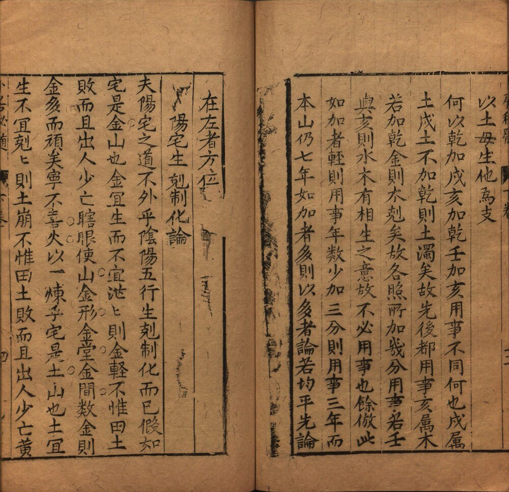 卜居秘髓 明万历二十三年(乙未 1595)金陵建阳叶贵近山书舍刻本