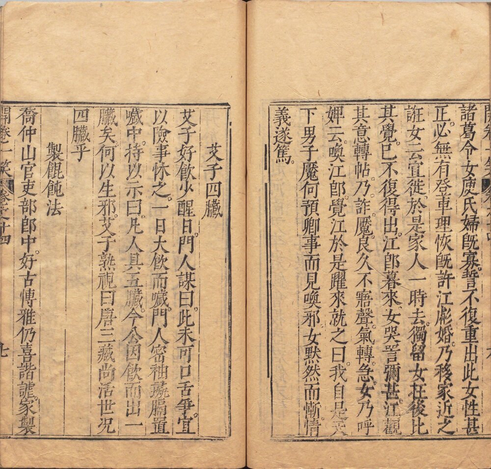开卷一笑. 上下集. 十四卷. 明. 李贽编. 屠隆校. 明末刊本
