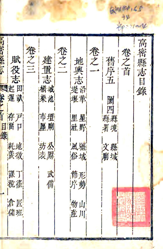 山东地方志县志明清民国版本