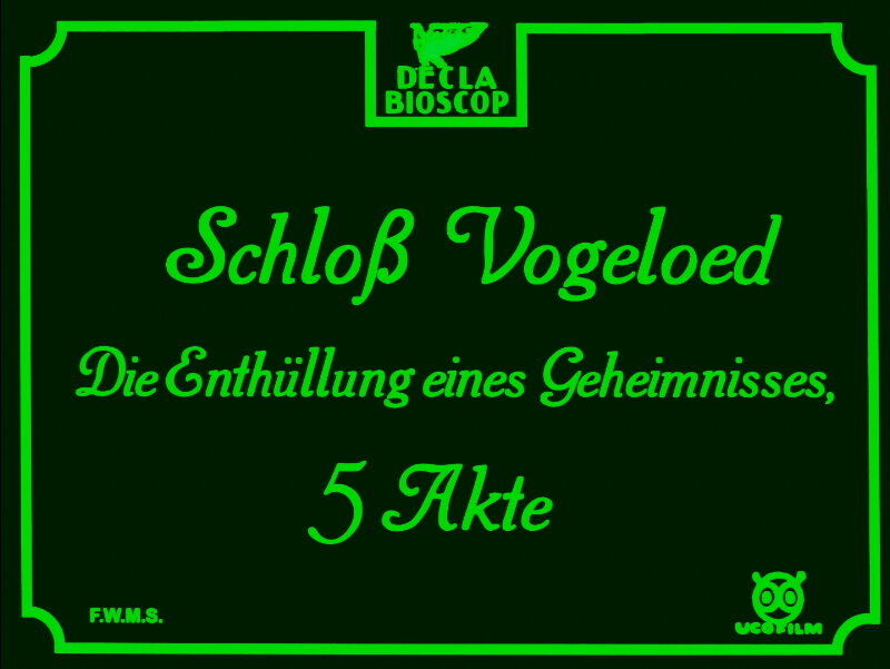 1921.古堡惊魂 默片彩色中字 高清 德国悬疑恐怖犯罪 豆瓣7.0 Schlo Vogeld