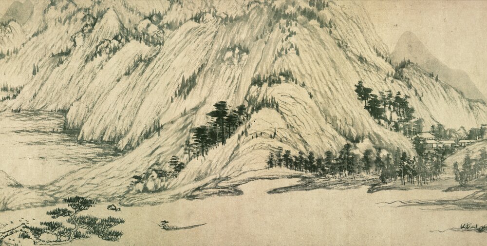 元黄公望绘画10套富春山居图快雪时晴图水阁清幽图